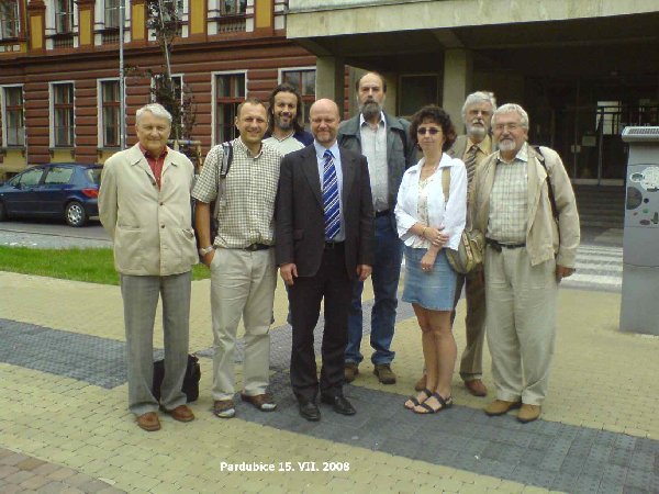 Fotografie ze schůze výboru v roce 2008
